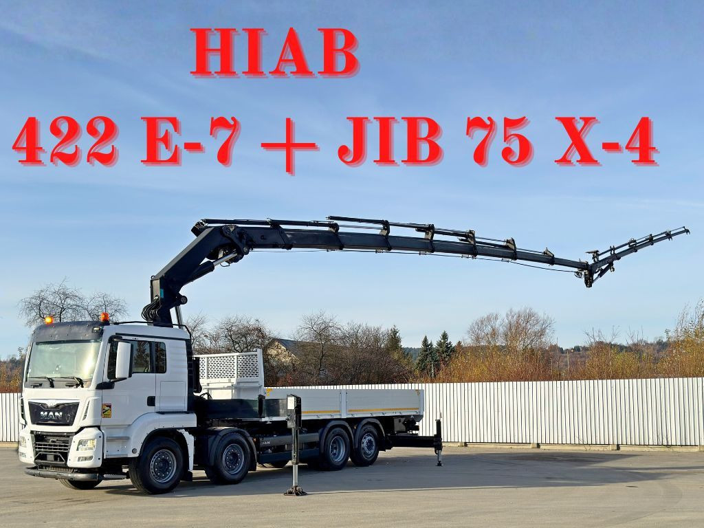 MAN TGS 35.440* HIAB 422 E-7 + JIB 75 X-4 + FUNK - Camião grua: foto 1 MAN TGS 35.440* HIAB 422 E-7 + JIB 75 X-4 + FUNK - Camião grua: foto 1