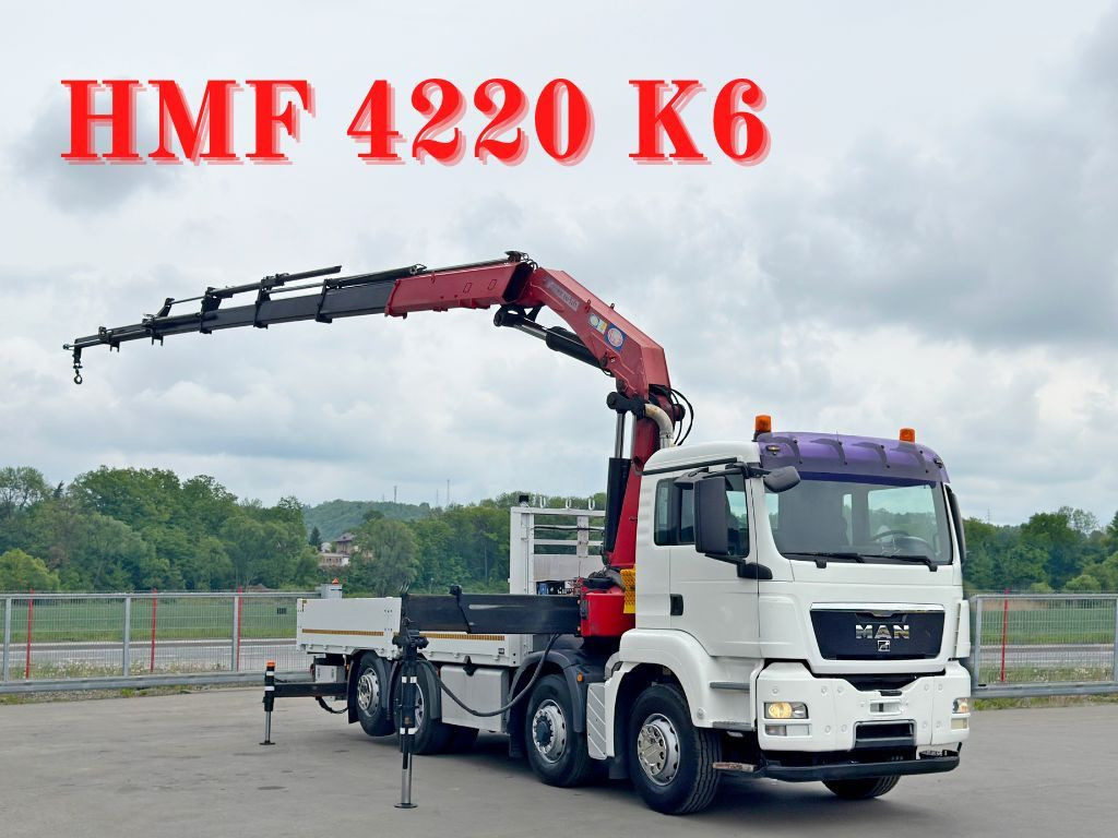 MAN TGS 35.440* KIPPER 6,00m * HMF 4220 K6/FUNK* 8x4 - Camião grua: foto 1 MAN TGS 35.440* KIPPER 6,00m * HMF 4220 K6/FUNK* 8x4 - Camião grua: foto 1