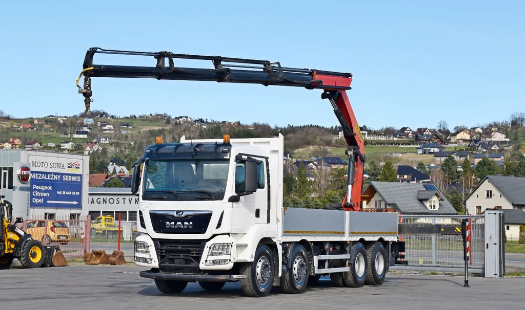 MAN TGS 35.500 * PK 22002 - EH C + FUNK * 8x4 * TOP - Camião grua, Camião de caixa aberta/ Plataforma: foto 2 MAN TGS 35.500 * PK 22002 - EH C + FUNK * 8x4 * TOP - Camião grua, Camião de caixa aberta/ Plataforma: foto 2