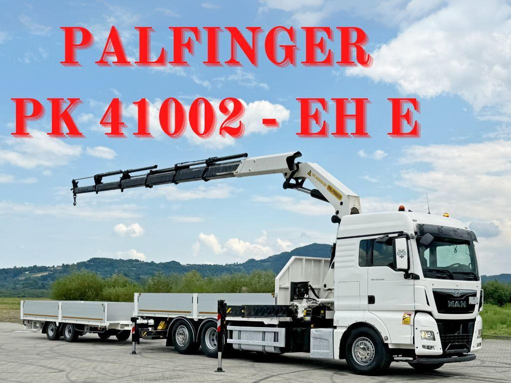 MAN TGX 26.440 * PK 41002-EH E + FUNK + Anhänger*TOP - Camião grua: foto 1 MAN TGX 26.440 * PK 41002-EH E + FUNK + Anhänger*TOP - Camião grua: foto 1