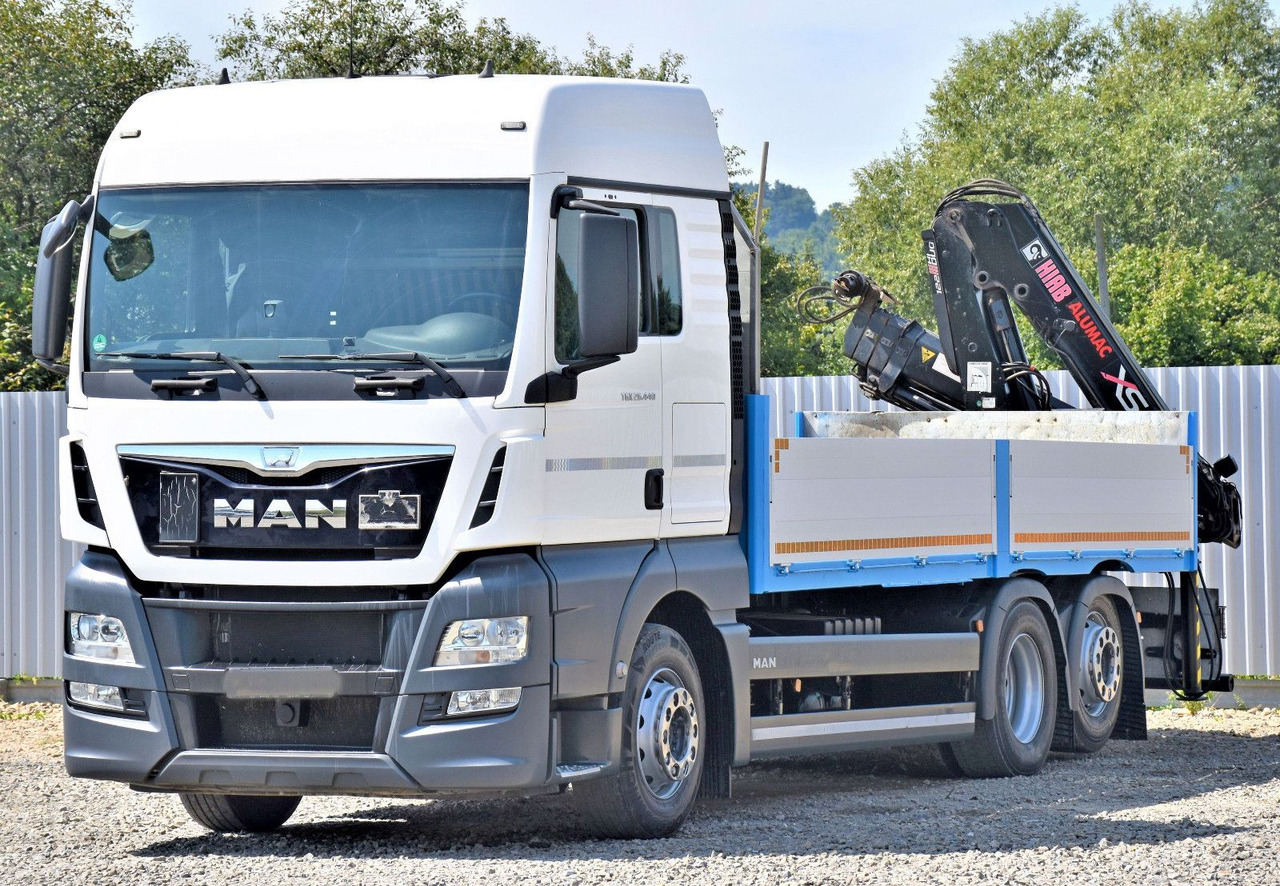 MAN TGX 26.440 Pritsche 6,20 m+HIAB 122 HIDUO/FUNK - Camião grua: foto 3 MAN TGX 26.440 Pritsche 6,20 m+HIAB 122 HIDUO/FUNK - Camião grua: foto 3