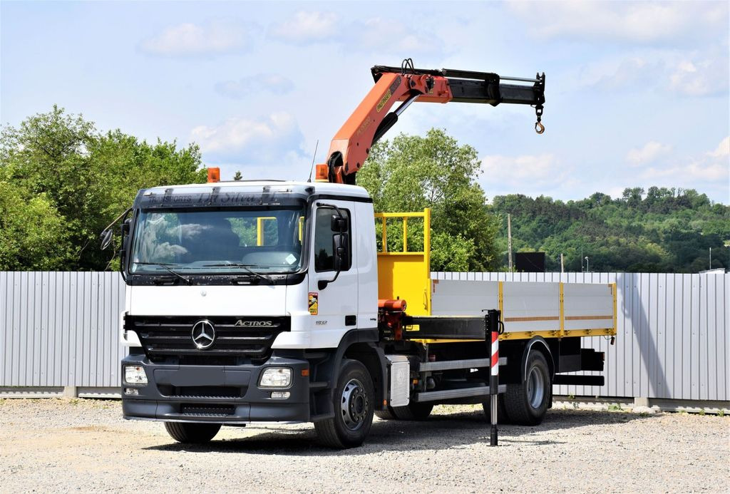Mercedes-Benz ACTROS 1832 PRITSCHE 6,70m * PK 15500*TOPZUSTAND Mercedes-Benz ACTROS 1832 PRITSCHE 6,70m * PK 15500*TOPZUSTAND - Camião grua: foto 2 Mercedes-Benz ACTROS 1832 PRITSCHE 6,70m * PK 15500*TOPZUSTAND Mercedes-Benz ACTROS 1832 PRITSCHE 6,70m * PK 15500*TOPZUSTAND - Camião grua: foto 2