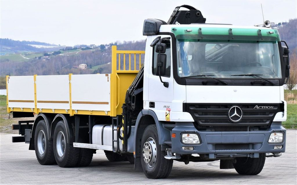 Mercedes-Benz ACTROS 2632 * HIAB 144B-3HIDUO+FUNK / 6x4 Mercedes-Benz ACTROS 2632 * HIAB 144B-3HIDUO+FUNK / 6x4 - Camião grua, Camião de caixa aberta/ Plataforma: foto 3 Mercedes-Benz ACTROS 2632 * HIAB 144B-3HIDUO+FUNK / 6x4 Mercedes-Benz ACTROS 2632 * HIAB 144B-3HIDUO+FUNK / 6x4 - Camião grua, Camião de caixa aberta/ Plataforma: foto 3