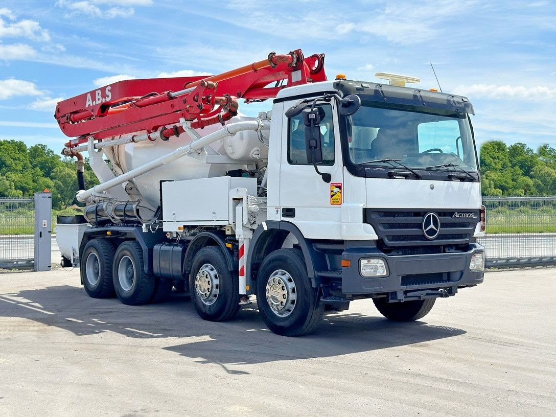 Mercedes-Benz ACTROS 3241* Betonpumpe 21m *8x4 * Top Zustand Mercedes-Benz ACTROS 3241* Betonpumpe 21m *8x4 * Top Zustand - Autobomba de betão: foto 1 Mercedes-Benz ACTROS 3241* Betonpumpe 21m *8x4 * Top Zustand Mercedes-Benz ACTROS 3241* Betonpumpe 21m *8x4 * Top Zustand - Autobomba de betão: foto 1