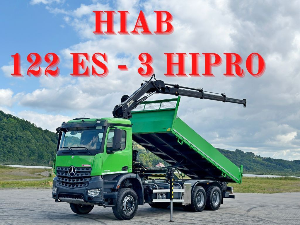 Mercedes-Benz AROCS 2636 * HIAB 122 ES - 3 HIPRO * 6x4 - Camião grua: foto 1 Mercedes-Benz AROCS 2636 * HIAB 122 ES - 3 HIPRO * 6x4 - Camião grua: foto 1