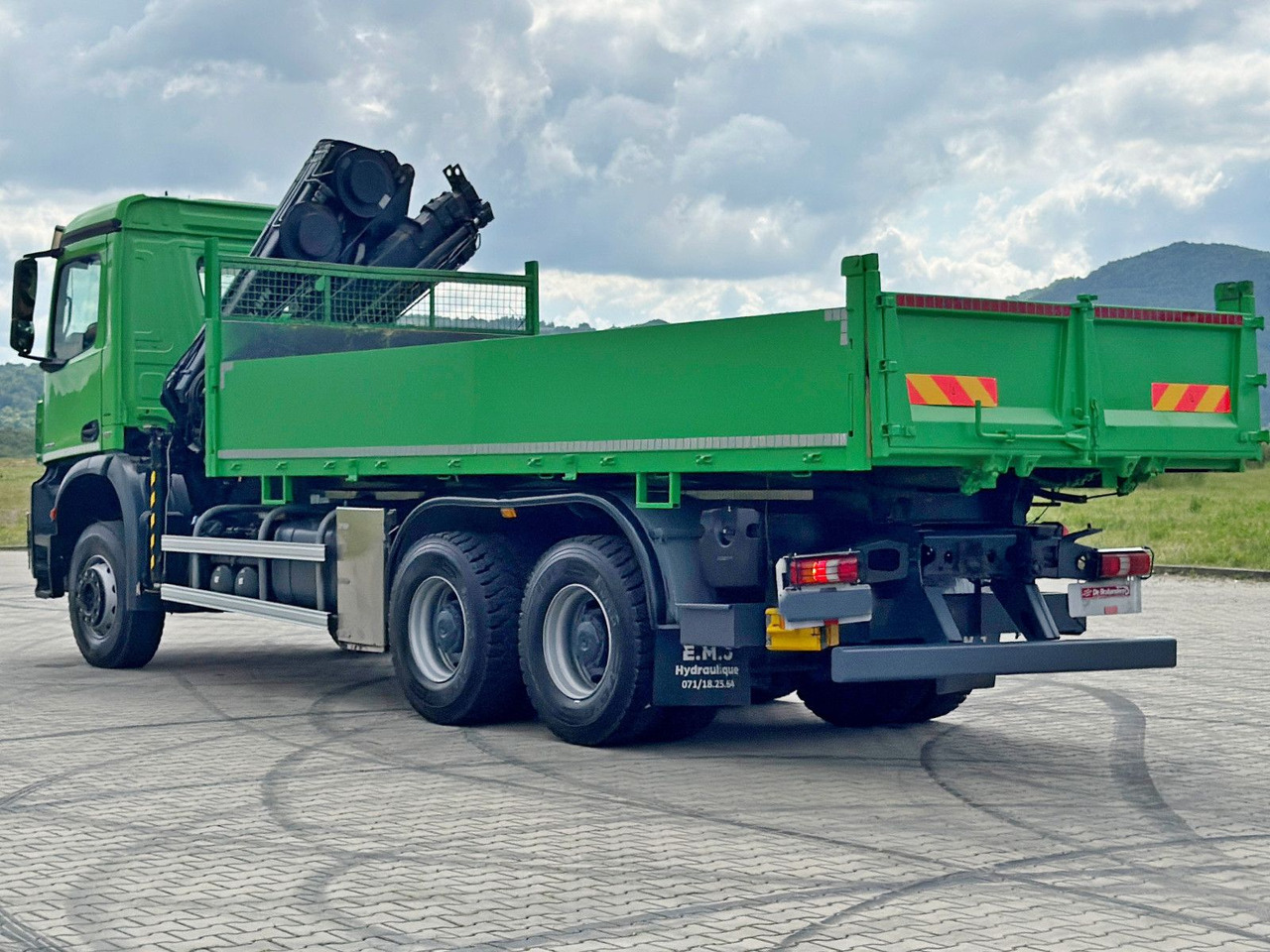 Camião basculante, Camião grua Mercedes-Benz AROCS 2636 * HIAB 122 ES - 3 HIPRO *  6x4: foto 7