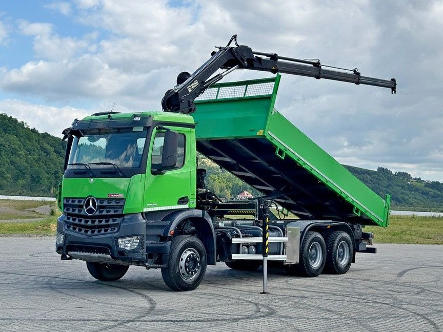 Mercedes-Benz AROCS 2636 * HIAB 122 ES - 3 HIPRO * 6x4 - Camião basculante, Camião grua: foto 2 Mercedes-Benz AROCS 2636 * HIAB 122 ES - 3 HIPRO * 6x4 - Camião basculante, Camião grua: foto 2