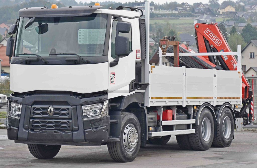 Renault C 380*PRITSCHE 5,45m*FASSI F175A.0.22+ FUNK/6x4 - Camião grua, Camião de caixa aberta/ Plataforma: foto 4 Renault C 380*PRITSCHE 5,45m*FASSI F175A.0.22+ FUNK/6x4 - Camião grua, Camião de caixa aberta/ Plataforma: foto 4