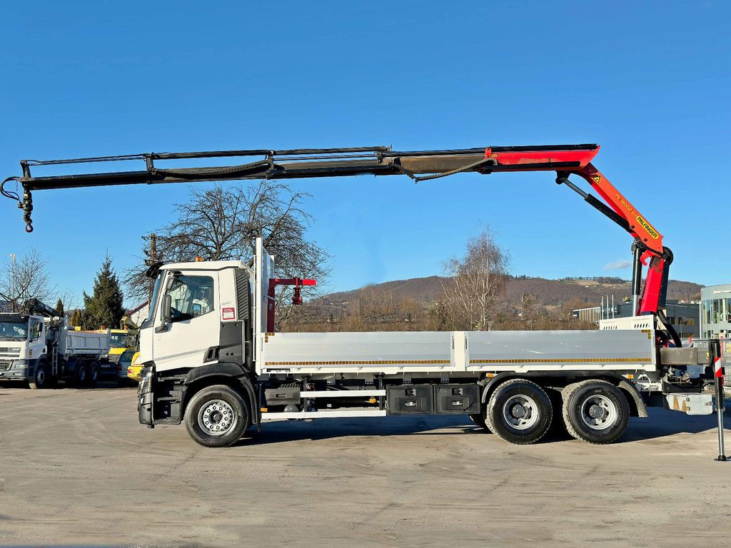 Renault C 380 *PRITSCHE 6,80m * PK 18002-EH C + FUNK*6x4 - Camião grua, Camião de caixa aberta/ Plataforma: foto 5 Renault C 380 *PRITSCHE 6,80m * PK 18002-EH C + FUNK*6x4 - Camião grua, Camião de caixa aberta/ Plataforma: foto 5