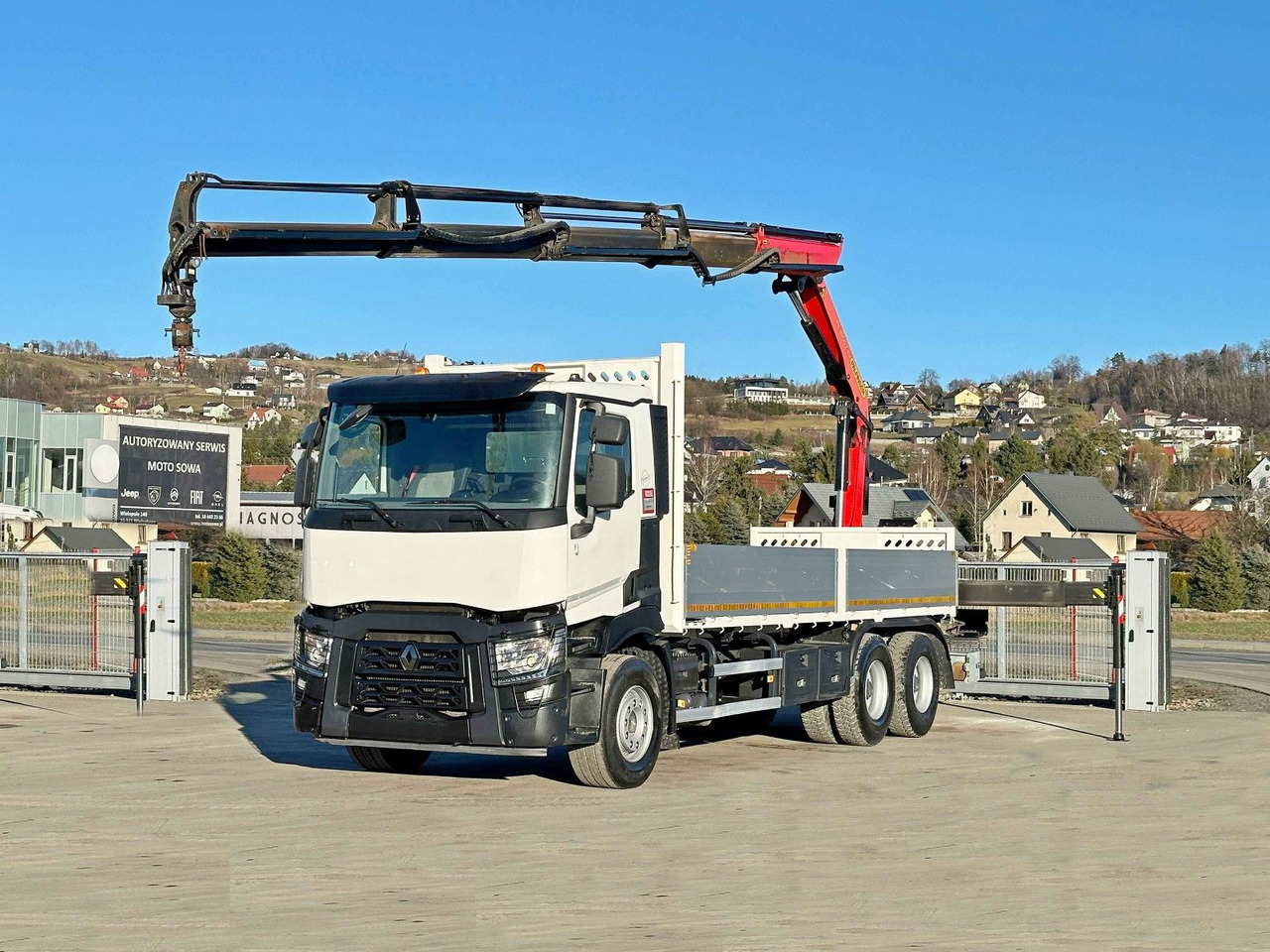 Renault C 380 *PRITSCHE 6,80m * PK 18002-EH C + FUNK*6x4 - Camião grua: foto 2 Renault C 380 *PRITSCHE 6,80m * PK 18002-EH C + FUNK*6x4 - Camião grua: foto 2