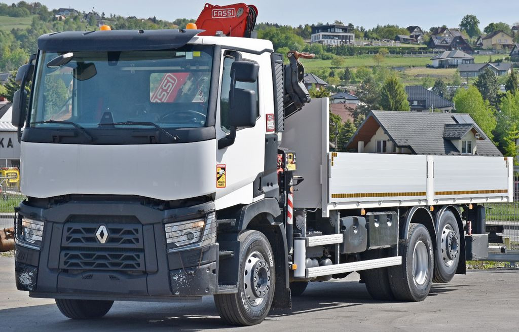 Renault C 380 * PRITSCHE 7,05 m* FASSI F 135C + FUNK - Camião grua: foto 4 Renault C 380 * PRITSCHE 7,05 m* FASSI F 135C + FUNK - Camião grua: foto 4