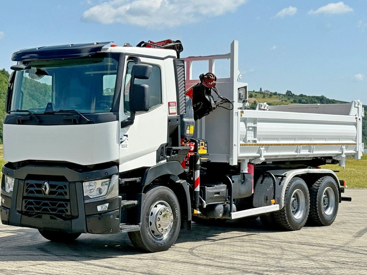 Renault C 430 * FASSI F165A.0.23 + FUNK * 6x4 - Camião basculante, Camião grua: foto 5 Renault C 430 * FASSI F165A.0.23 + FUNK * 6x4 - Camião basculante, Camião grua: foto 5