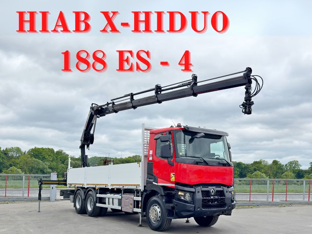 Renault C 430 *HIAB X - HIDUO 188 ES - 4 + FUNK * 6x4 - Camião grua: foto 1 Renault C 430 *HIAB X - HIDUO 188 ES - 4 + FUNK * 6x4 - Camião grua: foto 1