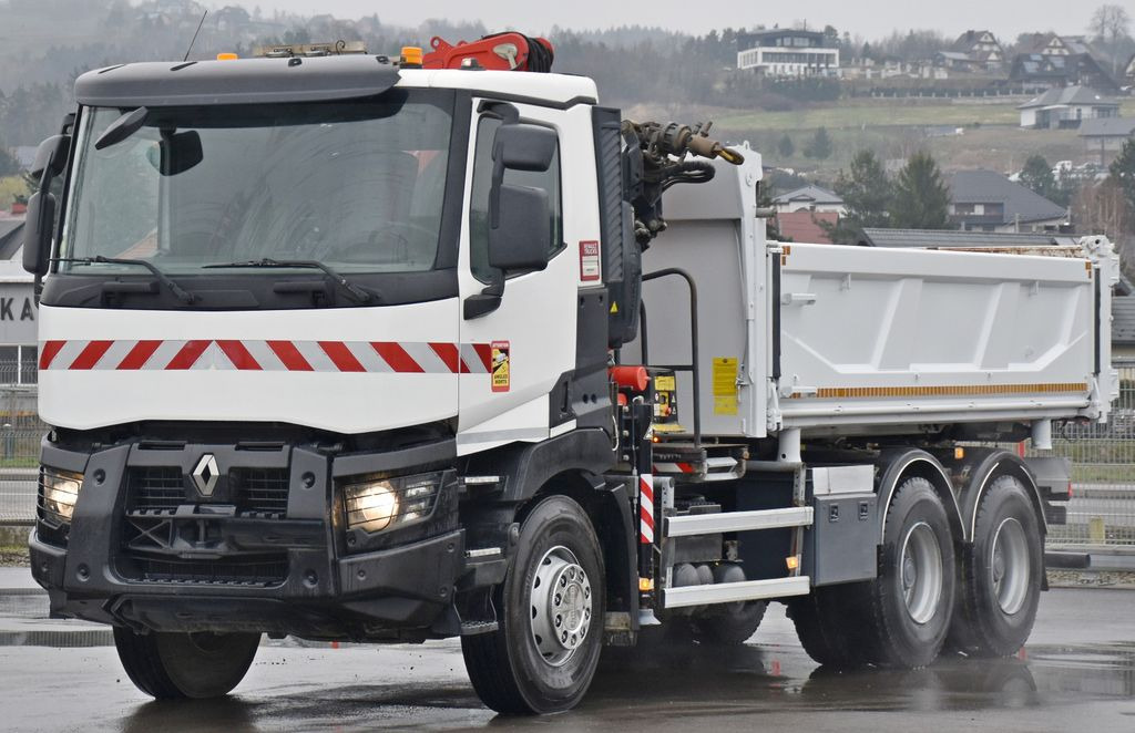 Renault C380 *KIPPER 5,10 m* FASSI F175A.0.22+FUNK /6x4 - Camião grua, Camião basculante: foto 5 Renault C380 *KIPPER 5,10 m* FASSI F175A.0.22+FUNK /6x4 - Camião grua, Camião basculante: foto 5