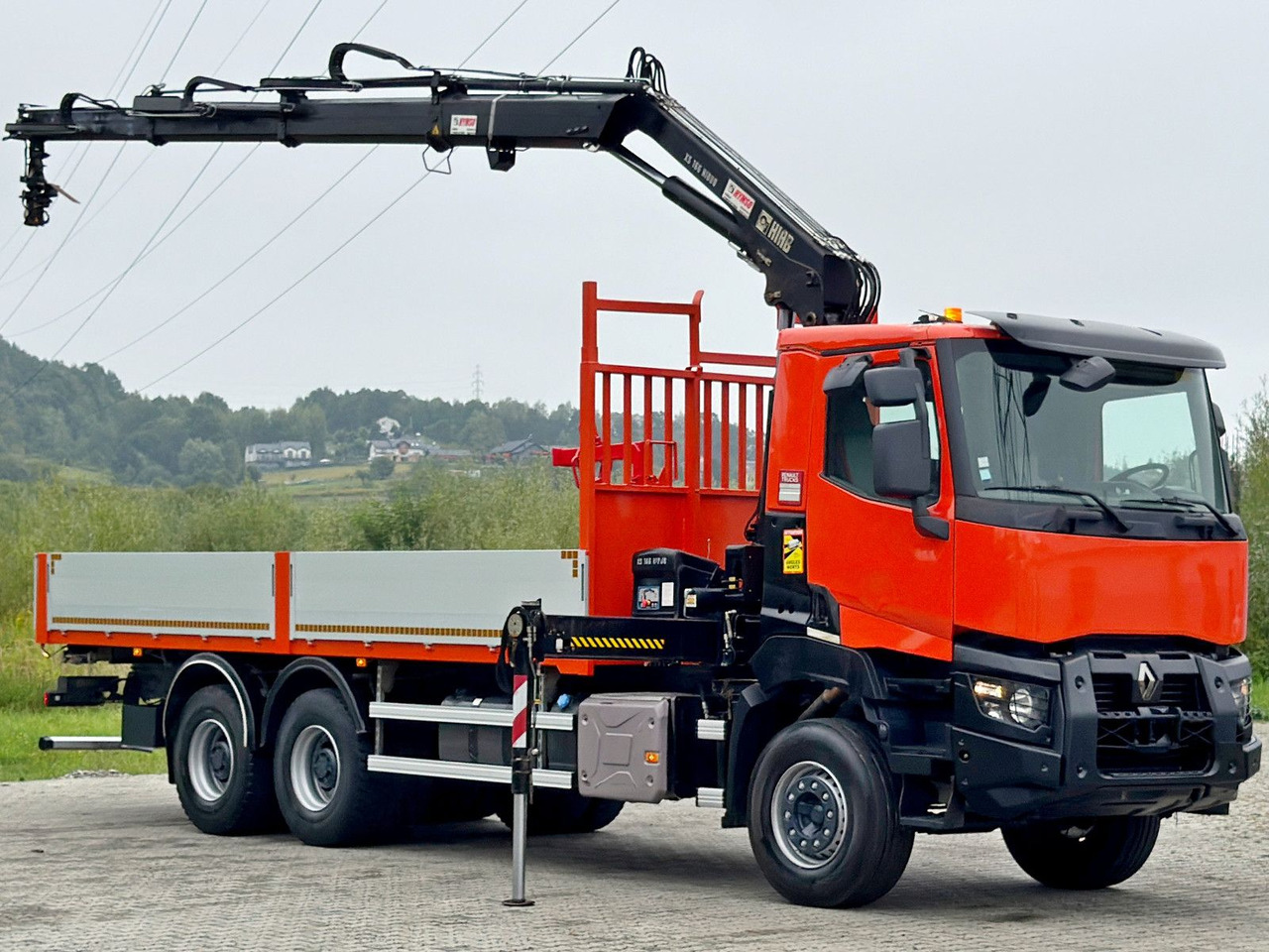 Renault K 380 * HIAB 166 BS-3 HIDUO + FUNK* 6x4 - Camião grua: foto 2 Renault K 380 * HIAB 166 BS-3 HIDUO + FUNK* 6x4 - Camião grua: foto 2