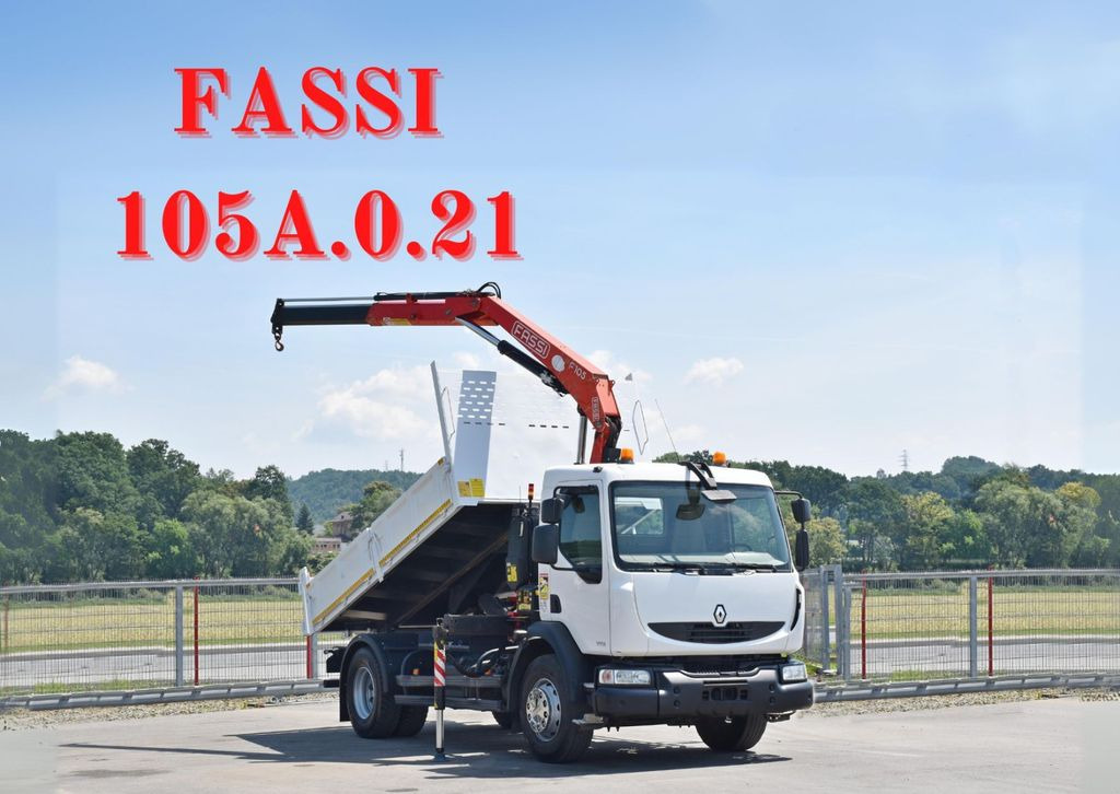 Renault MIDLUM 300 DXI * FASSI F105A.0.21 + PILOT* TOP Renault MIDLUM 300 DXI * FASSI F105A.0.21 + PILOT* TOP - Camião grua, Camião basculante: foto 1 Renault MIDLUM 300 DXI * FASSI F105A.0.21 + PILOT* TOP Renault MIDLUM 300 DXI * FASSI F105A.0.21 + PILOT* TOP - Camião grua, Camião basculante: foto 1