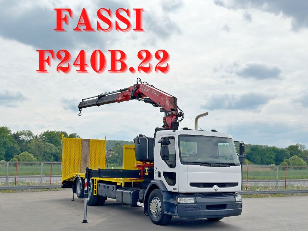 Renault PREMIUM 320 * FASSI F240B.22 + FUNK* TOP - Caminhão reboque: foto 1 Renault PREMIUM 320 * FASSI F240B.22 + FUNK* TOP - Caminhão reboque: foto 1