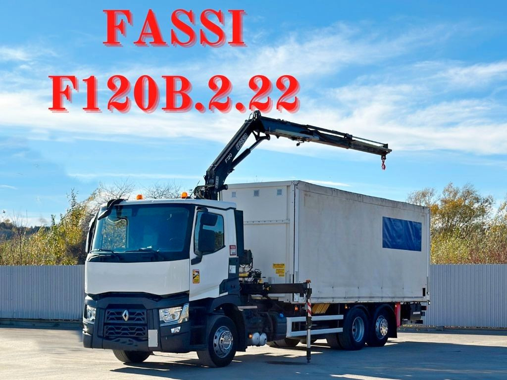 Renault T380 * FASSI F120B.2.22 + FUNK / 6x2* TOP - Camião grua: foto 1 Renault T380 * FASSI F120B.2.22 + FUNK / 6x2* TOP - Camião grua: foto 1