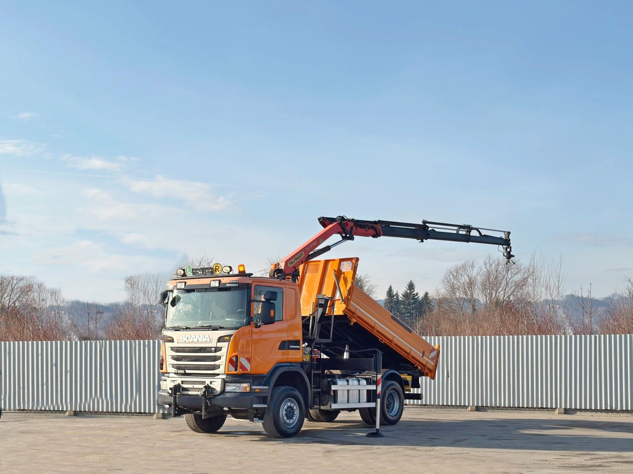 Scania G 360 * KIPPER 4,15m * PALFINGER PK 11002/ 4x4 - Camião grua: foto 2 Scania G 360 * KIPPER 4,15m * PALFINGER PK 11002/ 4x4 - Camião grua: foto 2