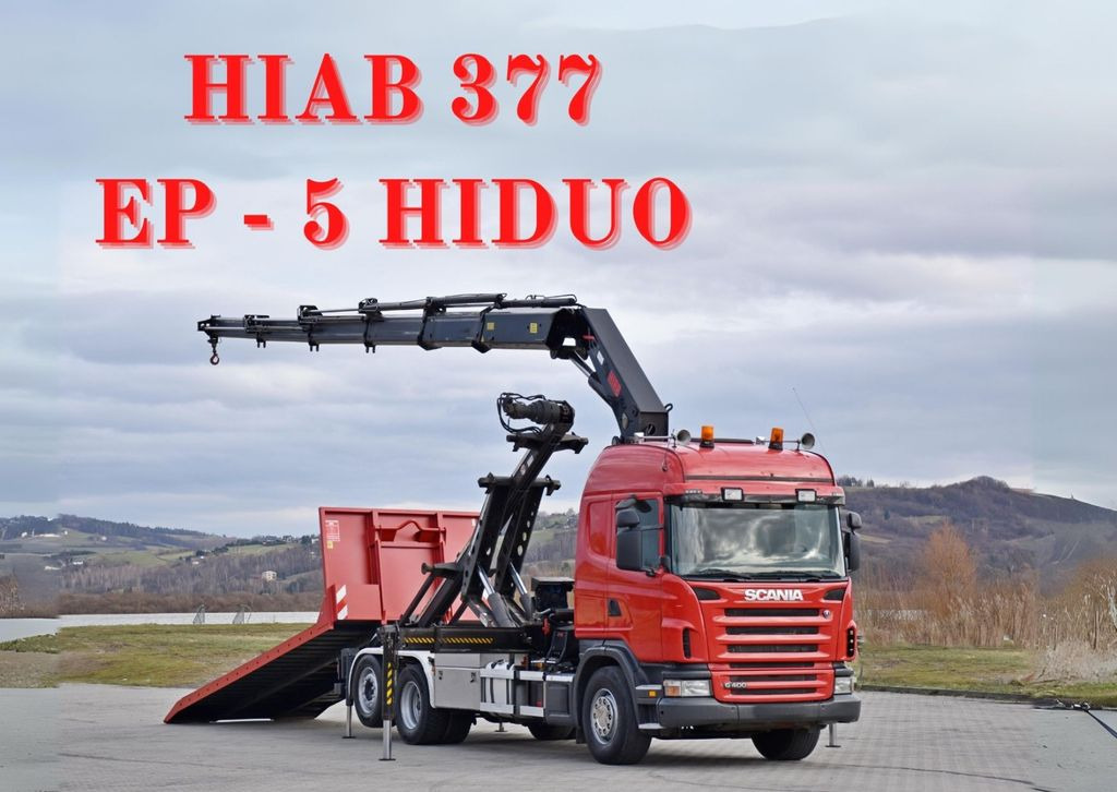 Scania G 400 * Abschleppwagen 6,40m* KRAN + FUNK * TOP - Camião grua, Camião polibenne: foto 1 Scania G 400 * Abschleppwagen 6,40m* KRAN + FUNK * TOP - Camião grua, Camião polibenne: foto 1