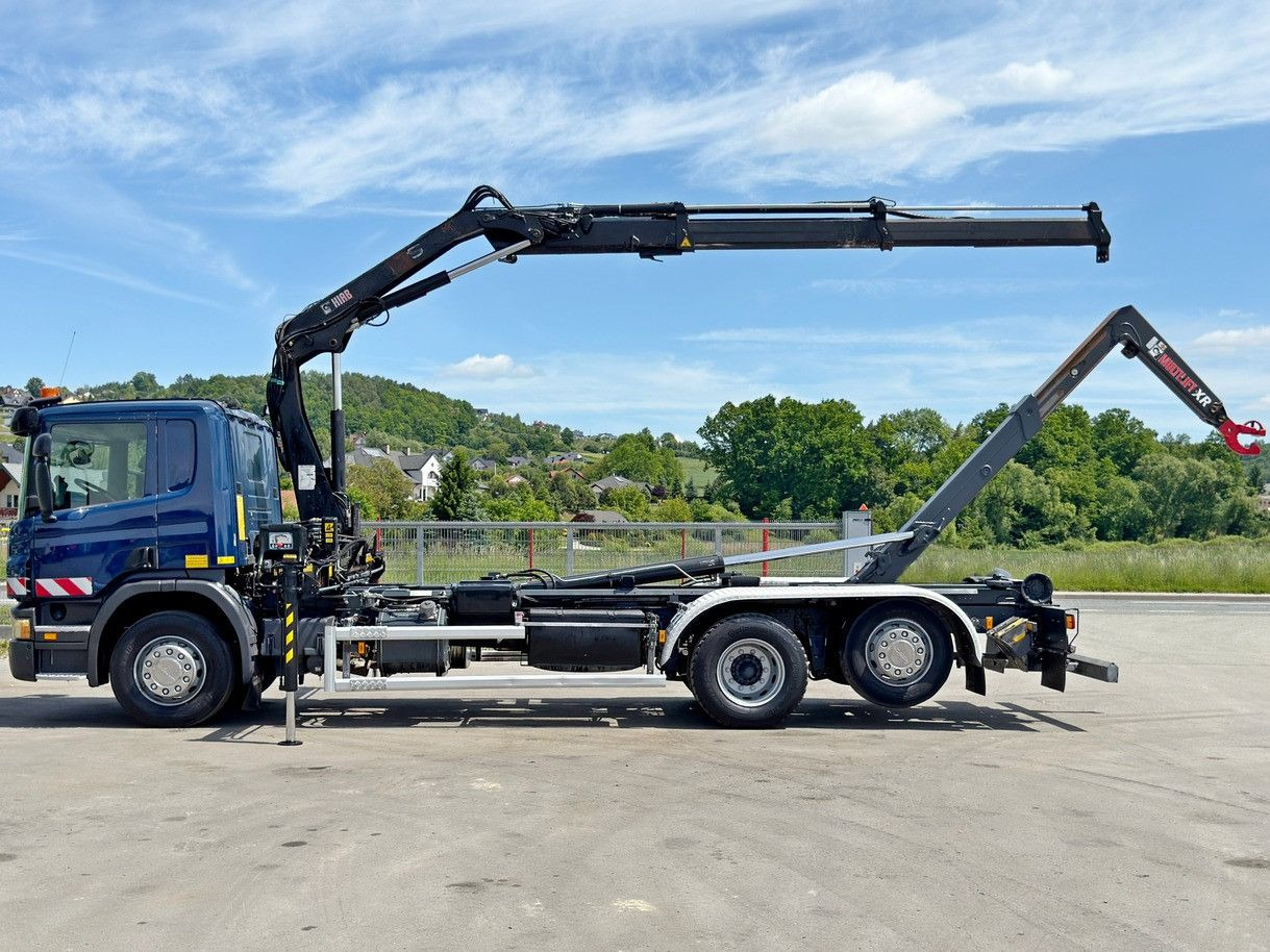 Scania P 360 * ABROLLKIPPER * HIAB 111 BS -2 HIDUO/FUNK - Camião polibenne, Camião grua: foto 5 Scania P 360 * ABROLLKIPPER * HIAB 111 BS -2 HIDUO/FUNK - Camião polibenne, Camião grua: foto 5