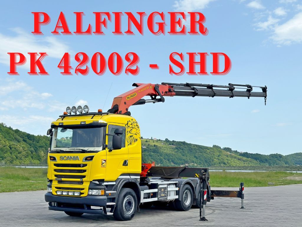 Scania R620 * Sattelzugmaschine + PK 42002-SHD+FUNK/6x4 - Camião grua: foto 1 Scania R620 * Sattelzugmaschine + PK 42002-SHD+FUNK/6x4 - Camião grua: foto 1