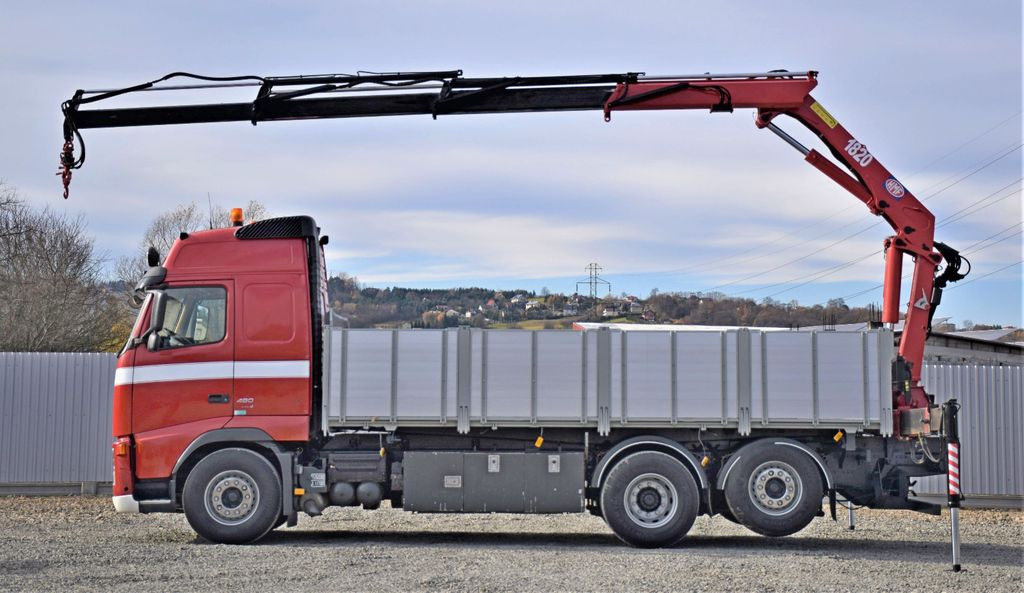 Volvo FH 480 Kipper 6,20m + HMF 1823 K3 + FUNK Volvo FH 480 Kipper 6,20m + HMF 1823 K3 + FUNK - Camião grua, Camião basculante: foto 5 Volvo FH 480 Kipper 6,20m + HMF 1823 K3 + FUNK Volvo FH 480 Kipper 6,20m + HMF 1823 K3 + FUNK - Camião grua, Camião basculante: foto 5