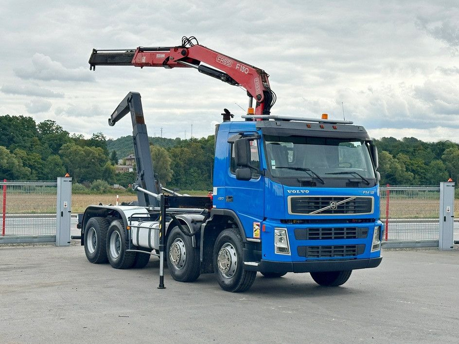 Volvo FM 12.420 * FASSI F150A.21 * 8x4 * TOP - Camião polibenne, Camião grua: foto 2 Volvo FM 12.420 * FASSI F150A.21 * 8x4 * TOP - Camião polibenne, Camião grua: foto 2