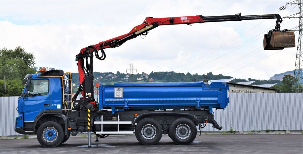 Camião basculante, Camião grua Volvo FMX 370 Kipper 4,90m *EPSILON Q150Z/FUNK*6x4 Volvo FMX 370 Kipper 4,90m *EPSILON Q150Z/FUNK*6x4: foto 6