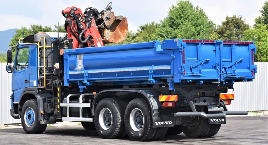 Camião basculante, Camião grua Volvo FMX 370 Kipper 4,90m *EPSILON Q150Z/FUNK*6x4 Volvo FMX 370 Kipper 4,90m *EPSILON Q150Z/FUNK*6x4: foto 8