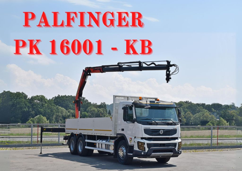 Volvo FMX 370 PRITSCHE 6,60m *PK 16001 - KB+FUNK/6x4 - Camião grua, Camião basculante: foto 1 Volvo FMX 370 PRITSCHE 6,60m *PK 16001 - KB+FUNK/6x4 - Camião grua, Camião basculante: foto 1
