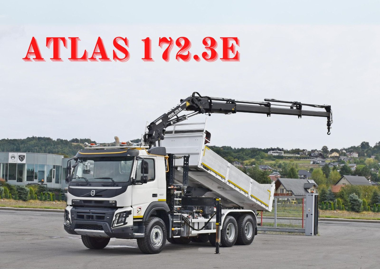 Volvo FMX 460 Kipper 5,40m *ATLAS 172.3E/FUNK *6x4 - Camião basculante: foto 1 Volvo FMX 460 Kipper 5,40m *ATLAS 172.3E/FUNK *6x4 - Camião basculante: foto 1