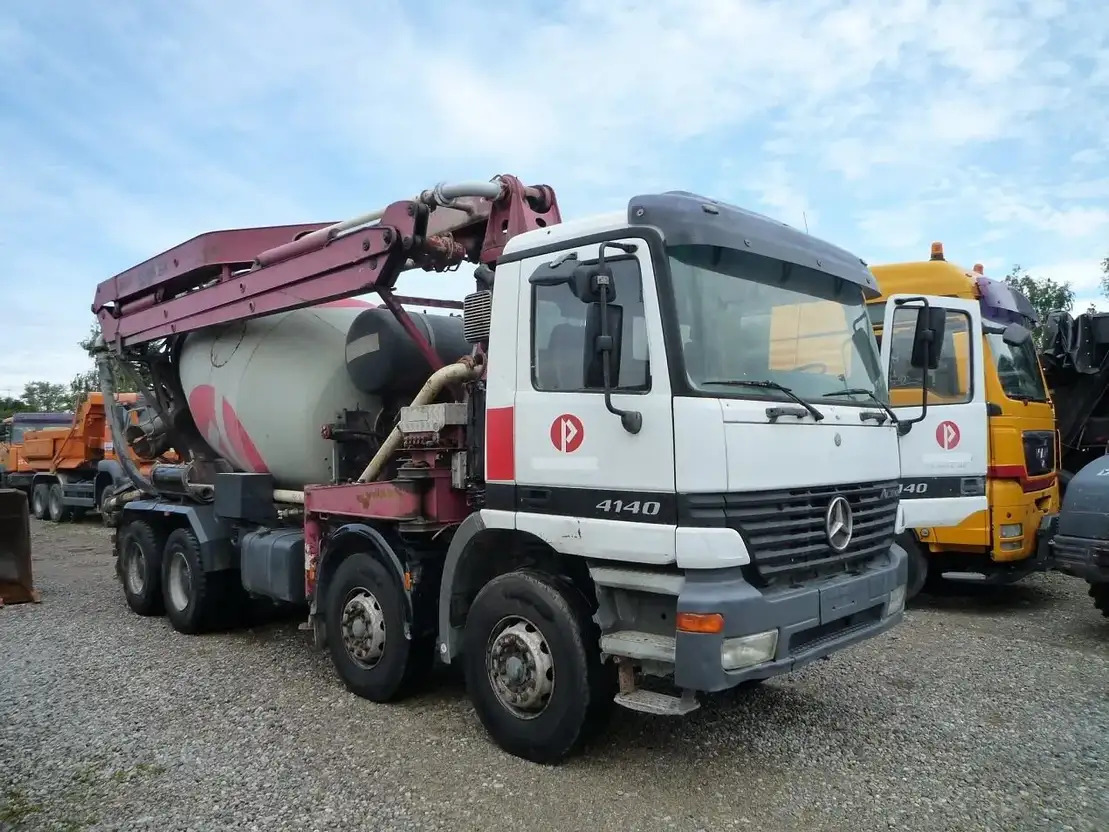 Mercedes-Benz Actros 4141 - Autobetoneira com bomba: foto 1 Mercedes-Benz Actros 4141 - Autobetoneira com bomba: foto 1