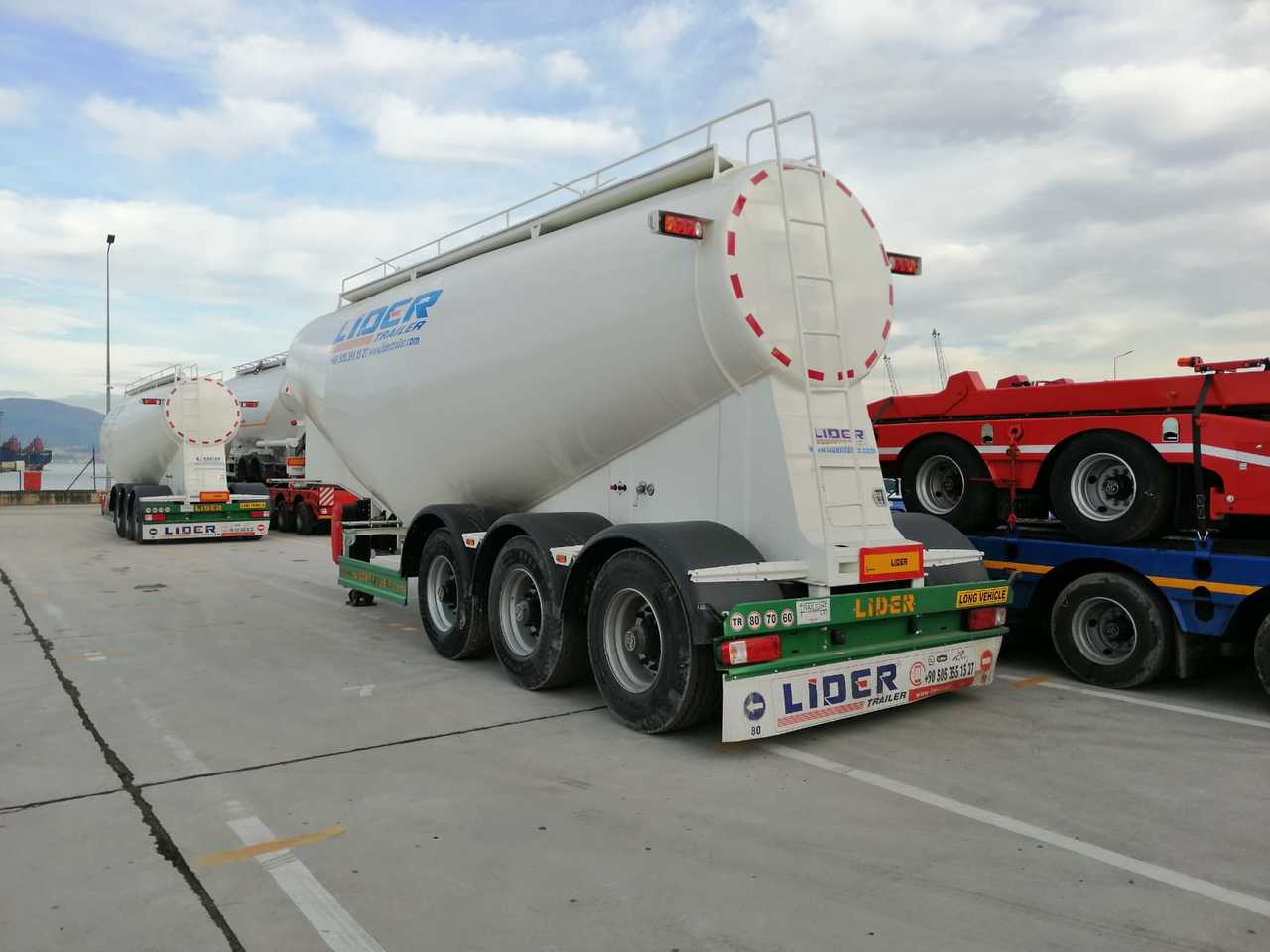 Semi-reboque cisterna para transporte de cemento novo LIDER 2025  MODEL NEW CEMENT TANKER: foto 16