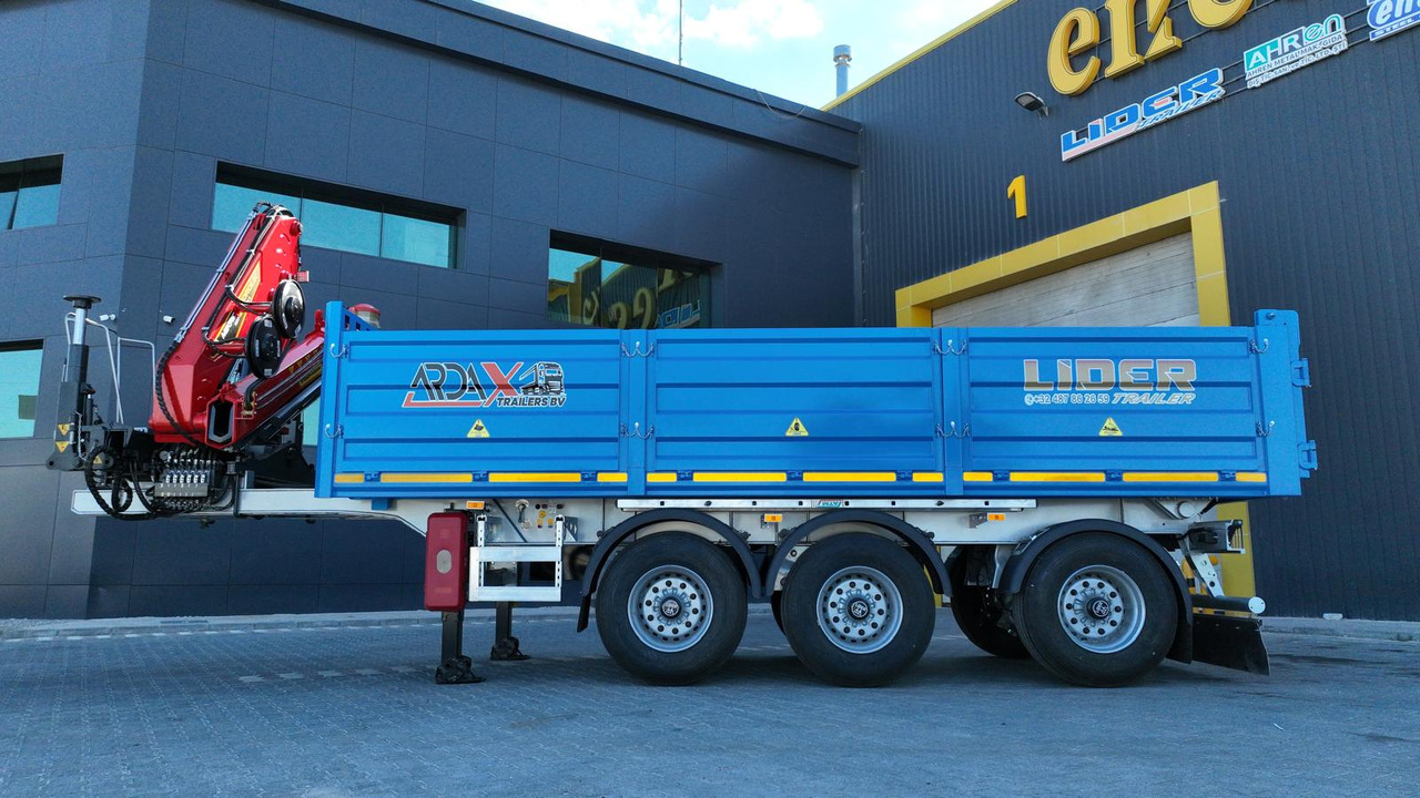 Semi-reboque basculante para transporte de madeiras novo LIDER 2025 MODELS YEAR NEW (MANUFACTURER COMPANY LIDER TRAILER & TANKER: foto 9