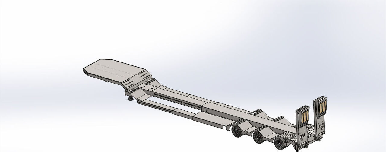 Semi-reboque baixa novo LIDER 2025 YEAR NEW LOWBED TRAILER FOR SALE (MANUFACTURER COMPANY): foto 6
