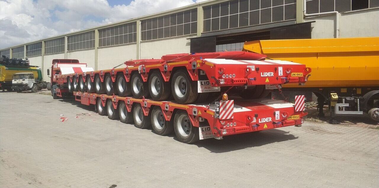 LIDER 2025 model 150 Tons capacity Lowbed semi trailer - Semi-reboque baixa: foto 1 LIDER 2025 model 150 Tons capacity Lowbed semi trailer - Semi-reboque baixa: foto 1