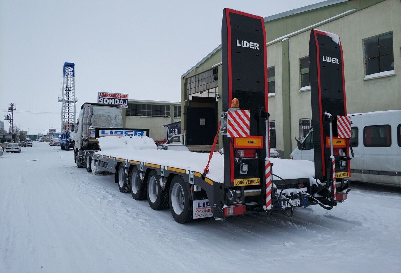 Semi-reboque baixa para transporte de máquinas pesadas novo LIDER 2025 model new directly from manufacturer company available stock: foto 11 Semi-reboque baixa para transporte de máquinas pesadas novo LIDER 2025 model new directly from manufacturer company available stock: foto 11