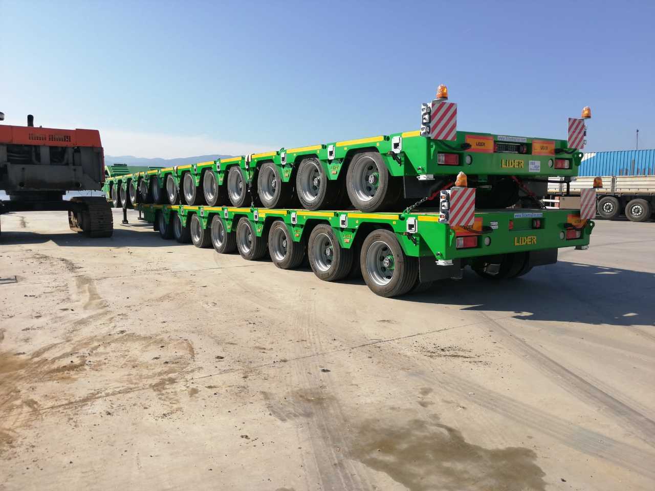Semi-reboque baixa para transporte de máquinas pesadas novo LIDER LIDER NEW 2025 MODEL Lowbed: foto 6