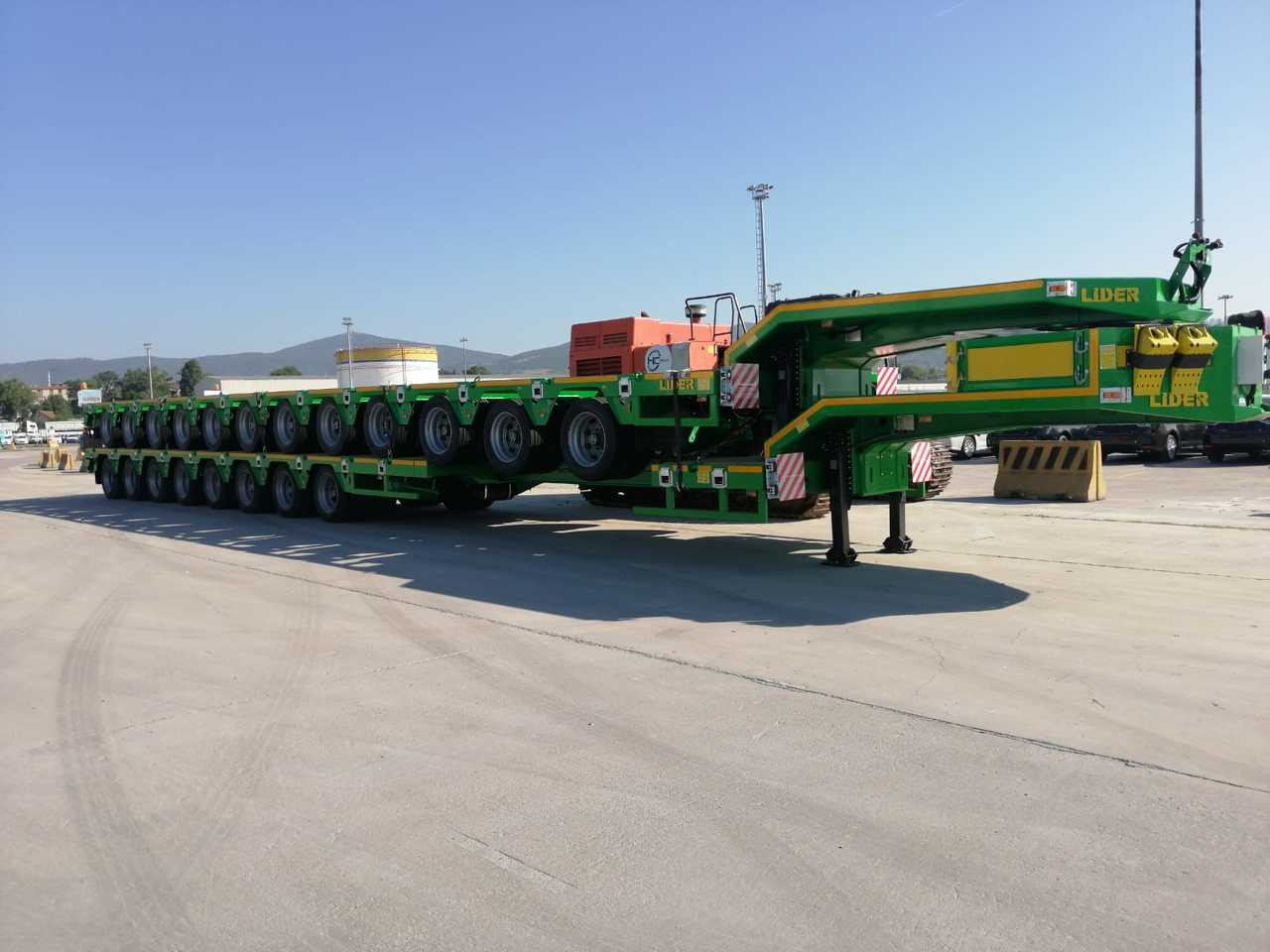Semi-reboque baixa para transporte de máquinas pesadas novo LIDER LIDER NEW 2025 MODEL Lowbed: foto 10