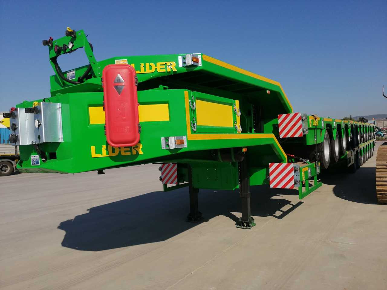 Semi-reboque baixa para transporte de máquinas pesadas novo LIDER LIDER NEW 2025 MODEL Lowbed: foto 11