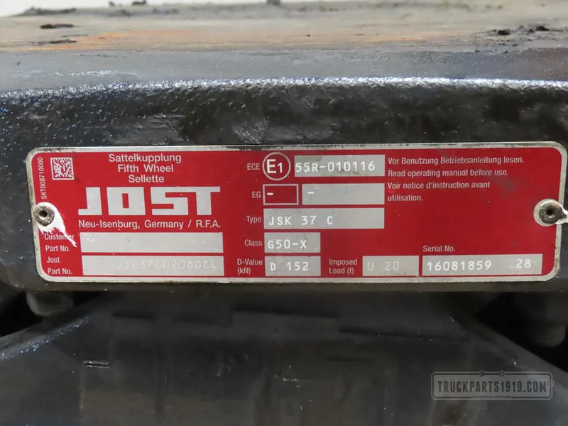 MAN 81427106302 Koppelschotel JSK 37 C - Estrutura/ Châssis para Camião: foto 3 MAN 81427106302 Koppelschotel JSK 37 C - Estrutura/ Châssis para Camião: foto 3
