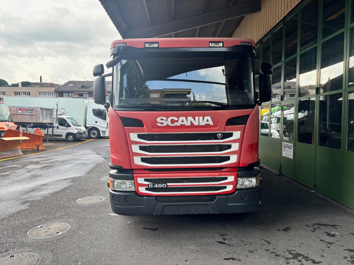 SCANIA G490 6x2 - Camião de transporte de madeira, Camião grua: foto 3 SCANIA G490 6x2 - Camião de transporte de madeira, Camião grua: foto 3