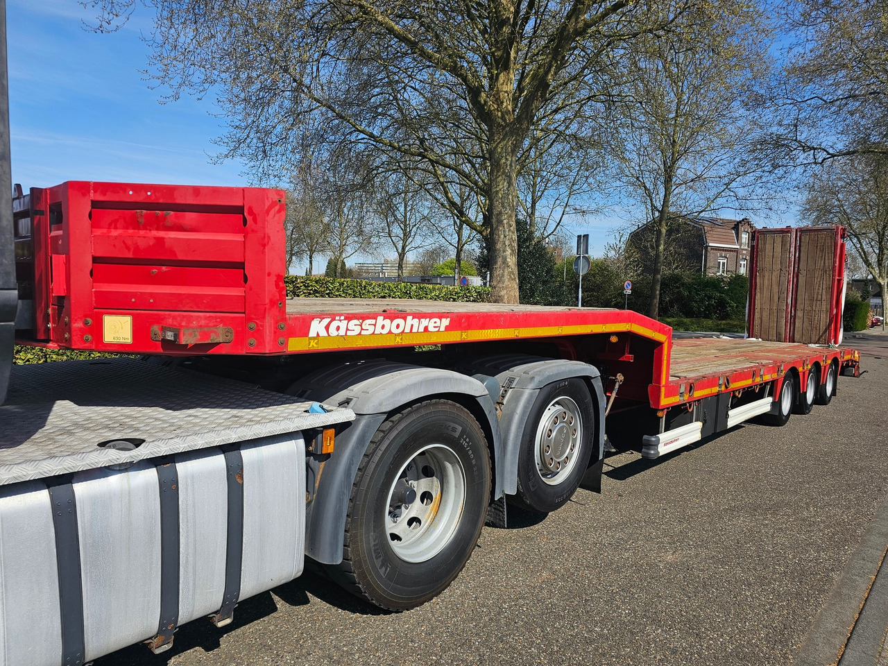 Kässbohrer LB3E With Hydraulic Flip Ramps - Semi-reboque baixa: foto 5 Kässbohrer LB3E With Hydraulic Flip Ramps - Semi-reboque baixa: foto 5