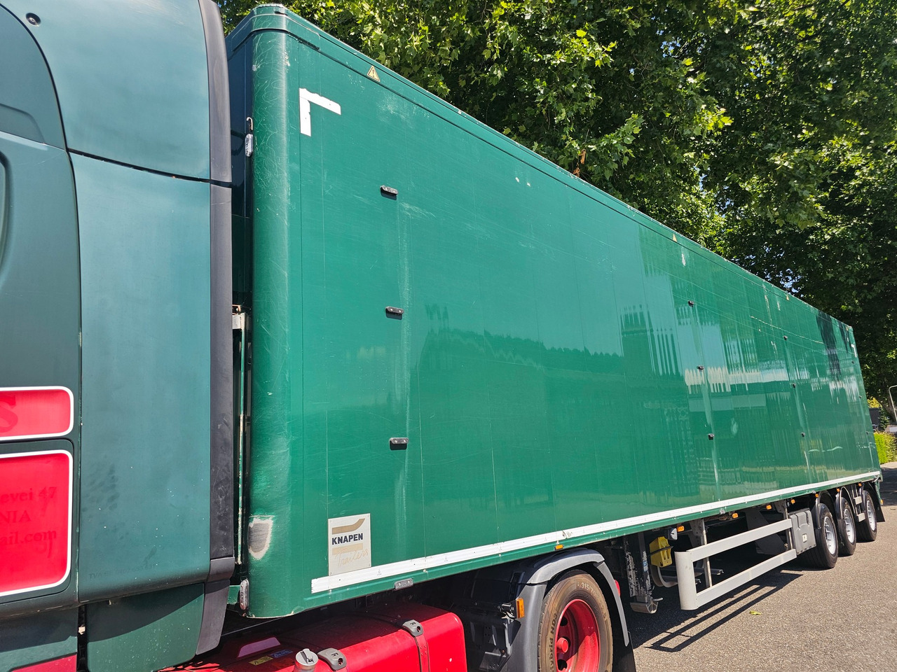 Knapen K200 With Steering Axle - Semi-reboque piso móvel: foto 5 Knapen K200 With Steering Axle - Semi-reboque piso móvel: foto 5