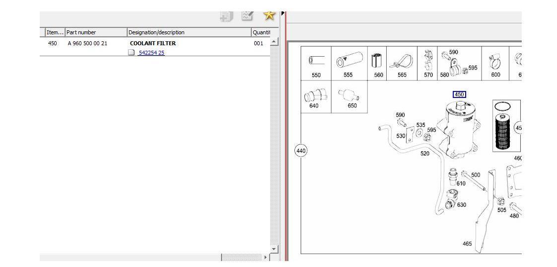 COOLANT FILTER ACTROS MP4 - Sistema de arrefecimento para Camião: foto 2 COOLANT FILTER ACTROS MP4 - Sistema de arrefecimento para Camião: foto 2