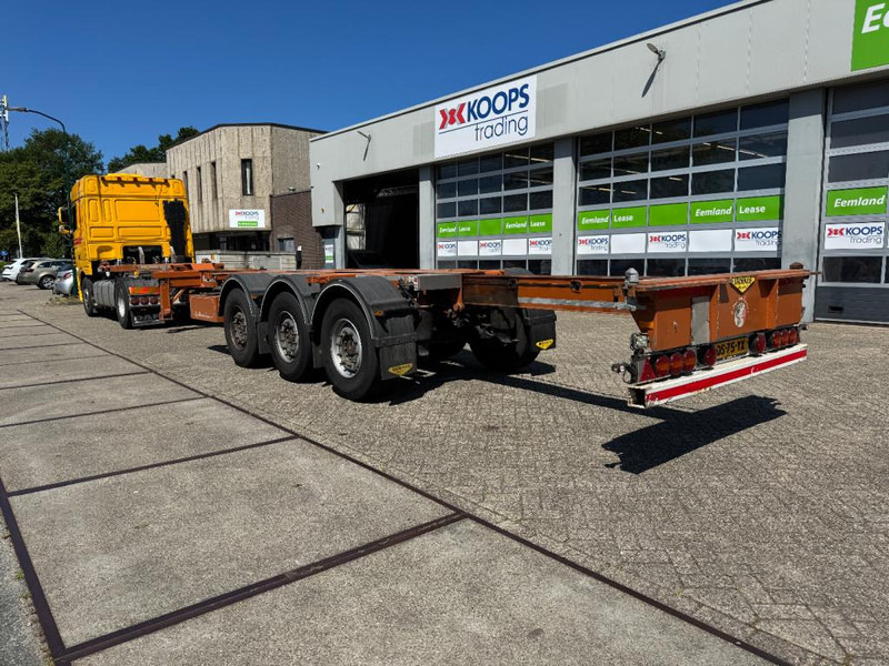 Broshuis MFCC container chassis Multi functioneel 2x 20 1x 30 1x 40 1x 45 saf assen uitschuifbaar tot 14,40 - Semi-reboque chassi: foto 2 Broshuis MFCC container chassis Multi functioneel 2x 20 1x 30 1x 40 1x 45 saf assen uitschuifbaar tot 14,40 - Semi-reboque chassi: foto 2