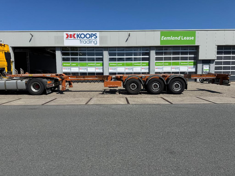 Broshuis MFCC container chassis Multi functioneel 2x 20 1x 30 1x 40 1x 45 saf assen uitschuifbaar tot 14,40 - Semi-reboque chassi: foto 1 Broshuis MFCC container chassis Multi functioneel 2x 20 1x 30 1x 40 1x 45 saf assen uitschuifbaar tot 14,40 - Semi-reboque chassi: foto 1