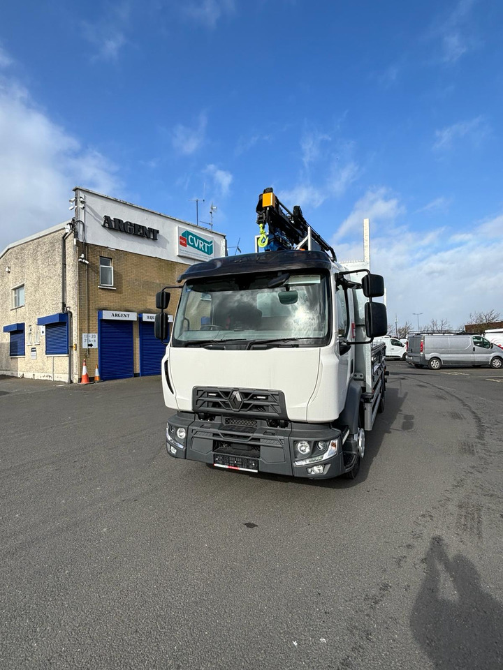Renault Trucks D 14 Flatbed drop side poling truck - Camião de caixa aberta/ Plataforma, Camião grua: foto 2 Renault Trucks D 14 Flatbed drop side poling truck - Camião de caixa aberta/ Plataforma, Camião grua: foto 2
