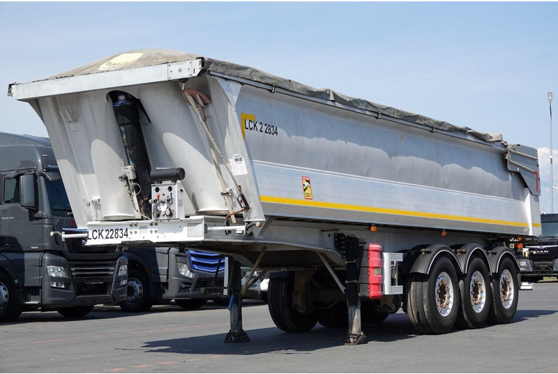 Benalu WYWROTKA 27 m3 / ALUMINIOWA / HYDRAULICZNA KLAPA / 2 OSIE PODNOS - Semi-reboque basculante: foto 2 Benalu WYWROTKA 27 m3 / ALUMINIOWA / HYDRAULICZNA KLAPA / 2 OSIE PODNOS - Semi-reboque basculante: foto 2